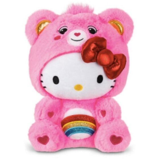 Hello Kitty & Friends x Care Bears Cheer Bear Special Collector Set,Set of 3,NIB - Picture 3 of 16